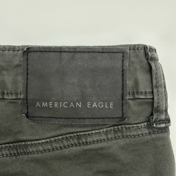 American Eagle Flex Soft Twill Skinny Pant in Dark Grey size 28x32 - Picture 3 of 8